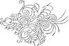 Vector clipart: complex ornamental pinstripe