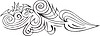 Vector clipart: complex ornamental pinstripe