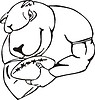 Vector clipart: dog mascot