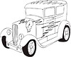 Vector clipart: hot rod