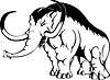 Vector clipart: mammoth