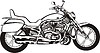 Vector clipart: motorcycle