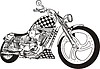 Vector clipart: motorcycle