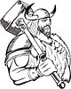 Vector clipart: viking