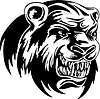 Vector clipart: bear tattoo