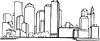 Vector clipart: Chicago skyline