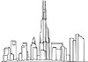 Vector clipart: Dubai skyline