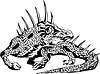 Vector clipart: lizard