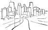 Vector clipart: Minneapolis skyline