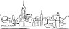 Vector clipart: New York skyline