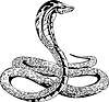 Векторный клипарт: змея