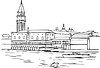 Vector clipart: Venice sights