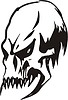 Vector clipart: tattoo skull
