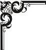 Vector clipart: ornamental corner