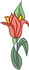 Vector clipart: flower