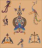 Vector clipart: old Armenian ornaments