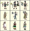 Vector clipart: aztec people