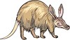 Vector clipart: aardvark