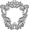 Vector clipart: decorative wreath