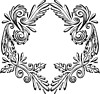Vector clipart: decorative wreath