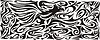 Vector clipart: gryphon ornamental pattern