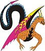 Vector clipart: dragon