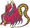 Vector clipart: dragon