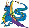 Vector clipart: dragon