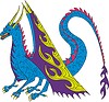 Vector clipart: dragon