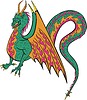 Vector clipart: dragon