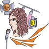 Vector clipart: music design