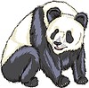 Vector clipart: panda