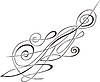 Vector clipart: pinstripe
