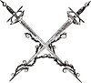 crossed rapiers