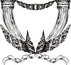 Vector clipart: heraldic wreath