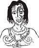 Vector clipart: American Indian