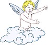 angel on a cloud