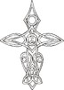 Vector clipart: knot cross tattoo