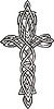 Vector clipart: knot cross tattoo