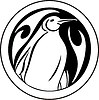 round penguin tattoo
