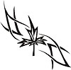 Vector clipart: tattoo with canadian maple leaf