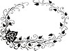 Vector clipart: ornamental wreath