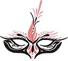 Vector clipart: carnival mask