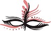 Vector clipart: carnival mask