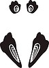 Vector clipart: rabbit tracks