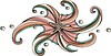 Vector clipart: sea ornamental pattern