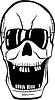 Vector clipart: skull tattoo