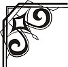 Vector clipart: ornamental corner