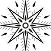 Vector clipart: snowflake