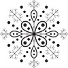 Vector clipart: snowflake